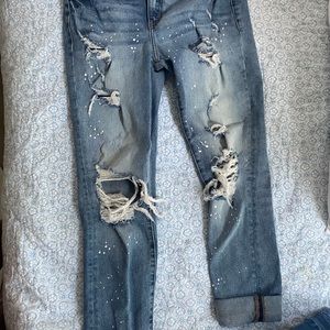 Kancan boyfriend distressed jean